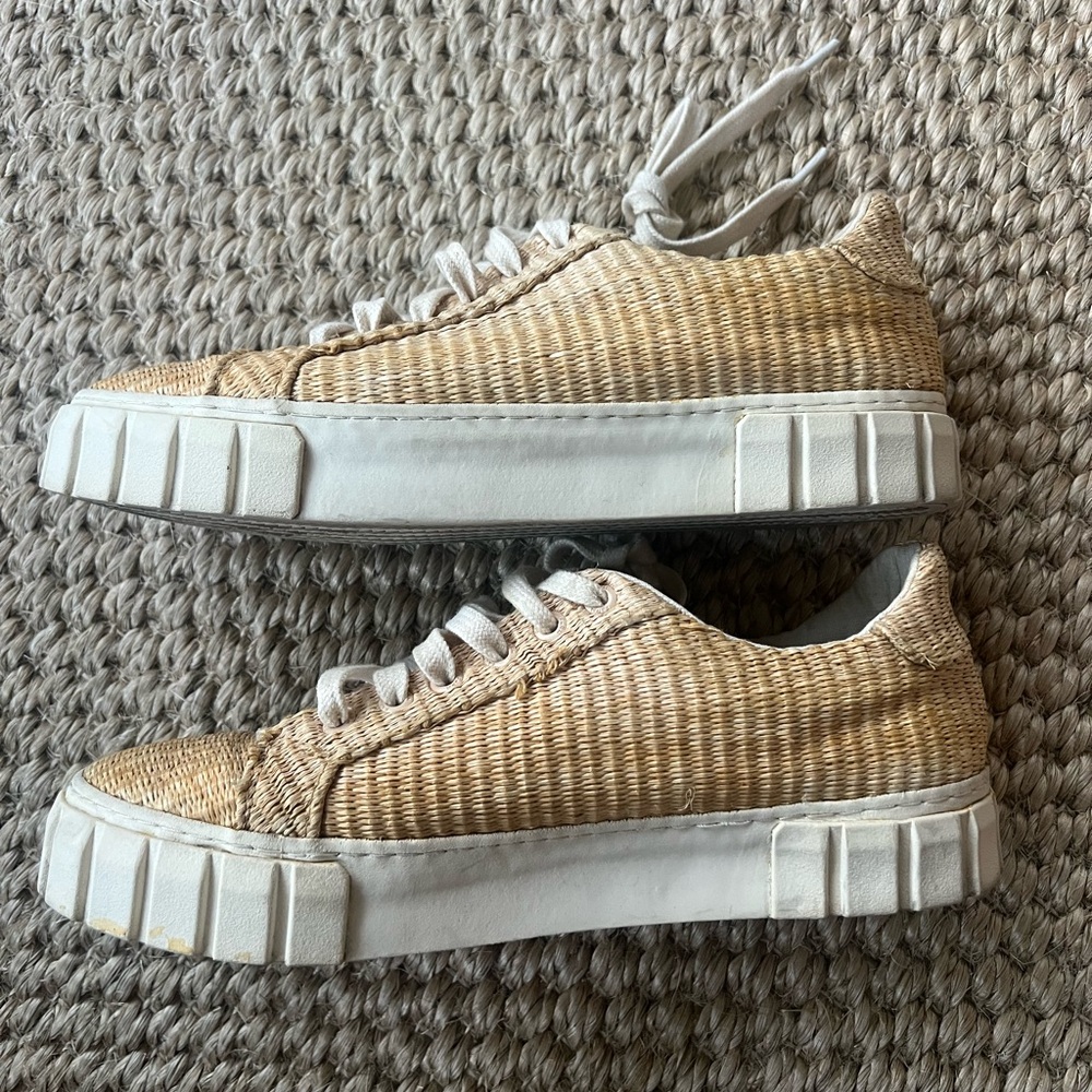 Farm Rio Woven Straw Rafia Shoes - Picture 3 of 8